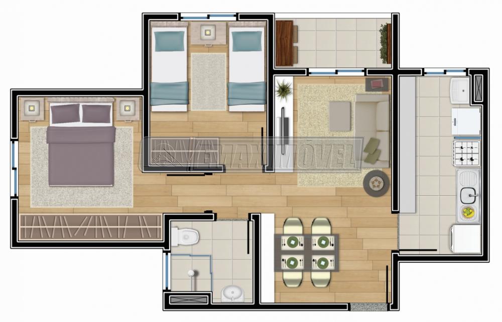 Comprar Apartamento / Padrão em Sorocaba R$ 210.000,00 - Foto 2