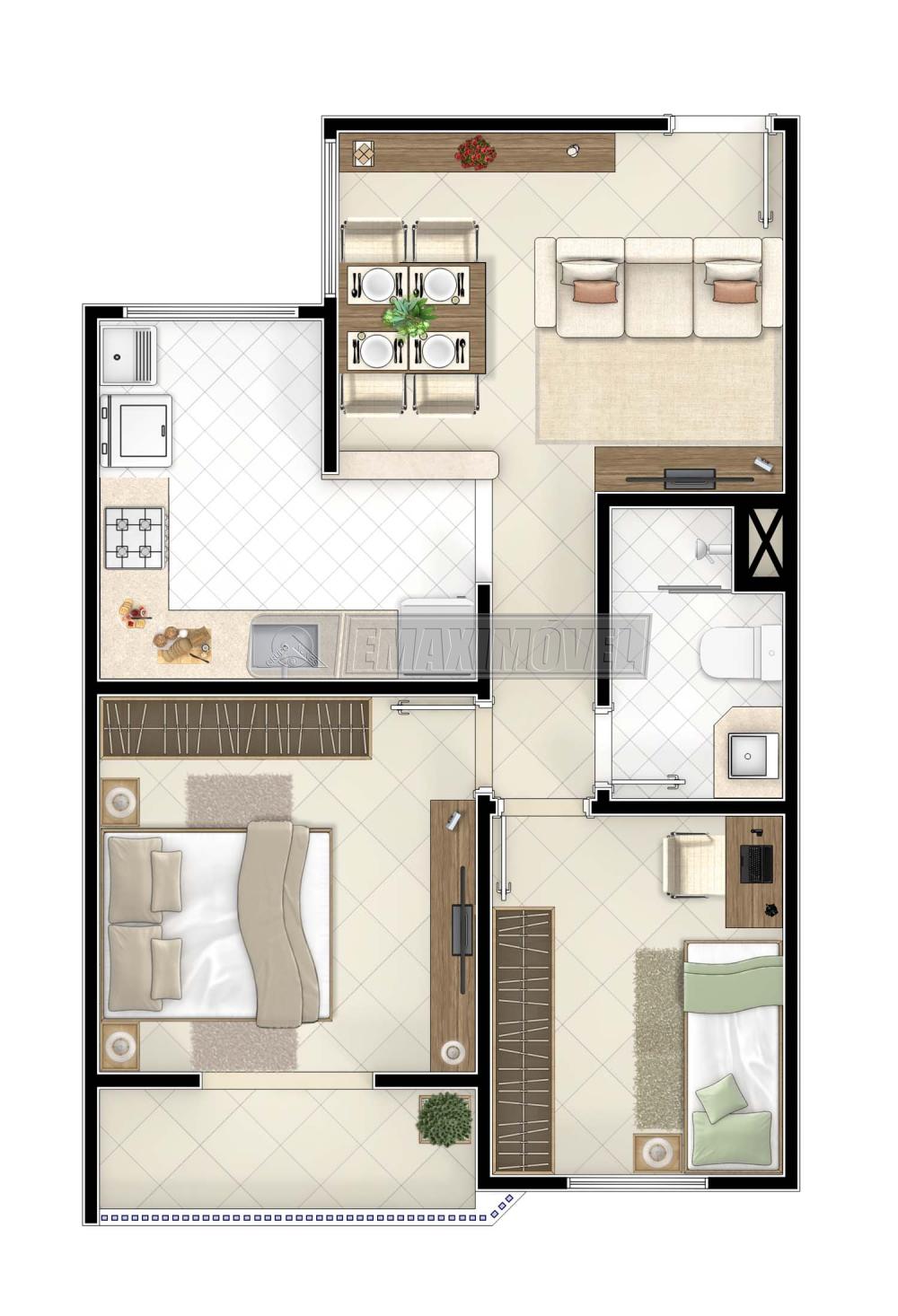 Comprar Apartamento / Padrão em Sorocaba R$ 235.000,00 - Foto 7